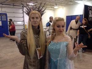 The King of Mirkwood with the Queen of Ice and Snow